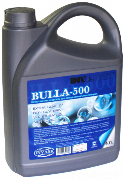 INVOLIGHT BULLA-500 Жидкость для генератора мыльных пузырей